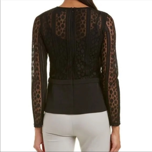 Gracia sheer lace peplum EUC - Picture 8 of 10